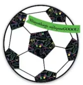 Karnet Kw Neon Tłoczony Piłka