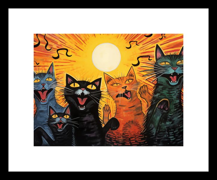 Plakat 20x15cm Kocie Koncertowanie zdjęcie 3