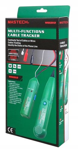 MIERNIK SZUKACZ PAR PRZEWODÓW WYKRYWACZ ŻYŁ KABLI MASTECH MS6812 Z na Arena.pl