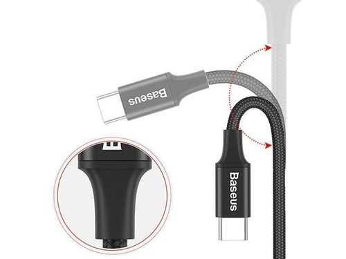 Kabel Baseus Rapid USB-C LED 1m Black na Arena.pl