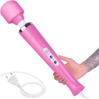 MASAŻER 32 cm 10 Funkcji! WIBRATOR PUNKTU G 220v RÓŻOWY