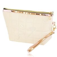 Kosmetyczka pikowana LOVE ecru