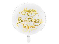 Balon foliowy okrągły Happy Birthday To You, 35 cm