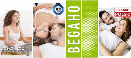 MATERAC 90x200X10 PIANKOWY W POKROWCU ANTYALERGICZNY DWUSTRONNY na Arena.pl