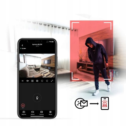 Kamera wifi żarówka BLOW obrotowa NIANIA 3mpx E27 na Arena.pl