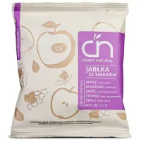 Jabłko Suszone z Sokiem z Czarnych Porzeczek Crispy Natural, 18 g