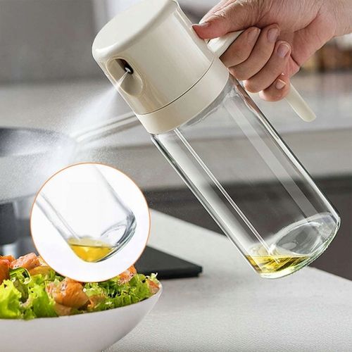 SPRYSKIWACZ DO OLIWY OLEJU SZKLANY DOZOWNIK SPRAY ATOMIZER WYGODNY 550ML na Arena.pl