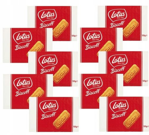 Ciastka LOTUS BISCOFF Karmelizowane 10x125g na Arena.pl