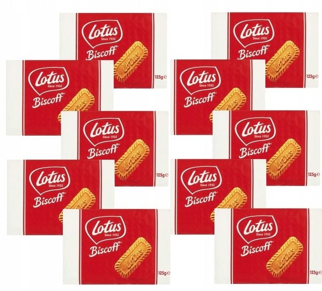 Ciastka LOTUS BISCOFF Karmelizowane 10x125g zdjęcie 1