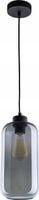 Lampa Sufitowa MARCO Grafitowy Szklany Klosz 1xE27 14cm Lampa Wisząca Pokój