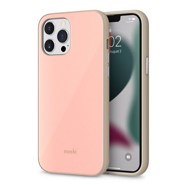 Moshi iGlaze - Etui iPhone 13 Pro Max (system SnapTo) (Dahlia Pink) zdjęcie 3