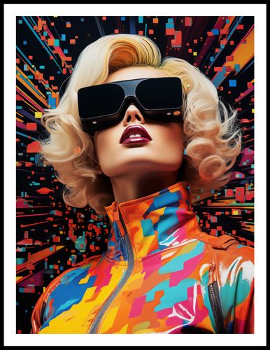 Plakat 60x80cm Retro Futuryzm na Arena.pl