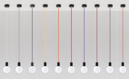 Lampa Wisząca EDISON Czarno-Biała na Arena.pl
