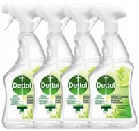 DETTOL Antybakteryjny spray do czyszczenia i mycia powierzchni Zestaw 4 szt