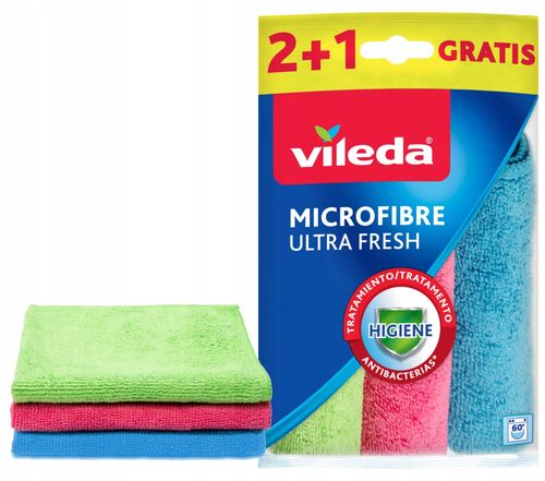 ściereczka vileda mikrofibra ultra fresh 3 szt. na Arena.pl