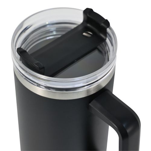 stalowy kubek termiczny termos 1100ml z rączką i słomką klausberg kb-7942 na Arena.pl