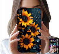 ETUI DO XIAOMI REDMI 9A - SŁONECZNIKI, SŁONECZNIK, KWIECISTE WZORY