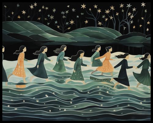 Plakat 76x60,5cm Nocna Procesja na Arena.pl