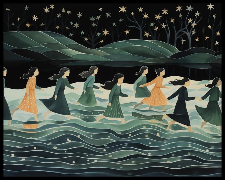 Plakat 76x60,5cm Nocna Procesja zdjęcie 2