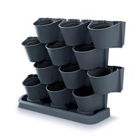 OGRÓD WERTYKULARNY STOJĄCY - CASCADE GARDEN- ANTRACYT - PP-IO2W600S