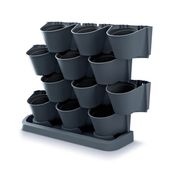OGRÓD WERTYKULARNY STOJĄCY - CASCADE GARDEN- ANTRACYT - PP-IO2W600S