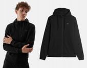 4F BLUZA MĘSKA DRESOWA Z KAPTUREM ROZPINANA