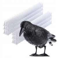 KADAX Kruk Odstraszacz Ptaków +Kolce Na Ptaki 6szt