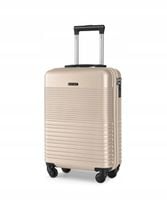 Walizka Kabinowa Podróżna Na Kółkach Twarda PUCCINI Beżowa ABS028C-6A