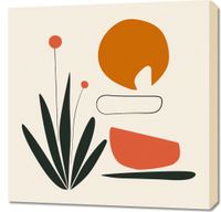 Obraz 70x70cm Abstrakcyjny Zen