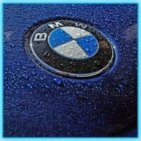 EMBLEMAT ZNACZEK LOGO BMW NA MASKĘ TYŁ PRZÓD 82MM E30E34E38E39E46E60E61X3X5