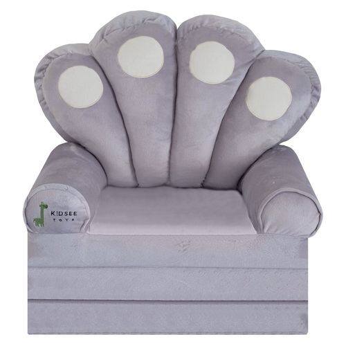 fotel dla dziecka Tron - szary MAŁPISZON na Arena.pl