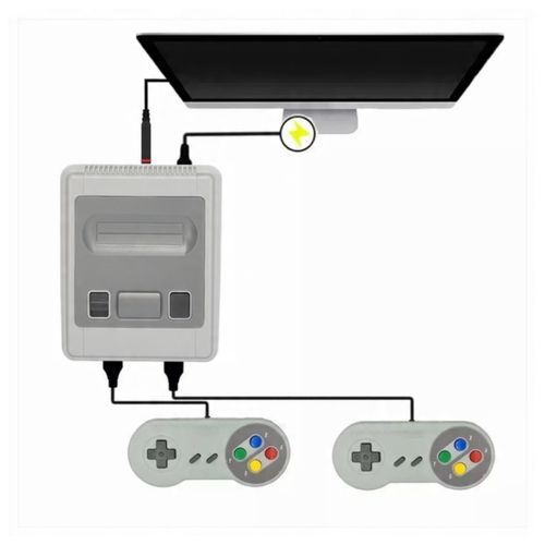 Retro konsola MINI do gier z 620 grami mini pegasus 8 bit 2 pady TV AV na Arena.pl