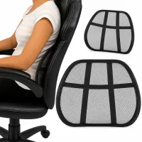 Podpórka pod plecy podkładka lędźwiowa fotel krzesło do auta ergonomiczna