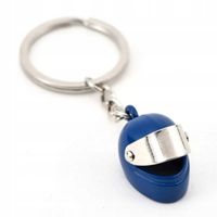 Brelok dla Motocyklisty Kask Ochronny Niebieski