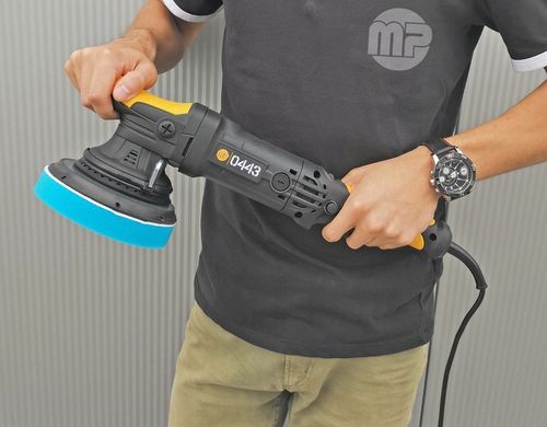 POLERKA SAMOCHODOWA OSCYLACYJNA DUAL ACTION SKOK 21MM 1500W +3 GĄBKI MP0443 na Arena.pl