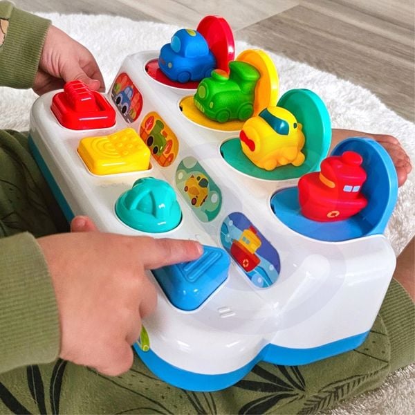 WOOPIE BABY Zabawka Edukacyjna Wyskakujące Pojazdy POP-UP zdjęcie 12