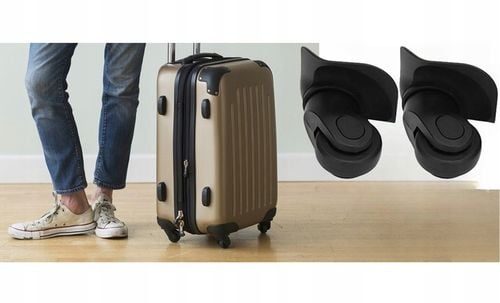 2 SZT CZARNE KÓŁKO DO WALIZKI CZĘŚCI WALIZEK TORBY na Arena.pl