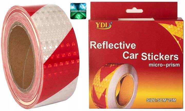 TAŚMA ODBLASKOWA SAMOPRZYLEPNA MICRO-PRISM zdjęcie 1