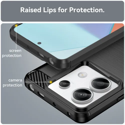etui carbon case do xiaomi redmi note 13 pro - czarne na Arena.pl