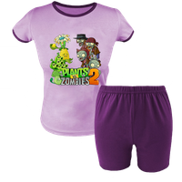 Krótka Piżama dziecięca Plants vs Zombie
