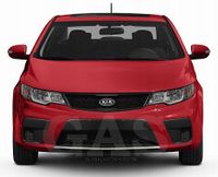 Kia Forte Koup - Chromowane Listwy Grill Chrom Atrapy Zderzaka Tuning