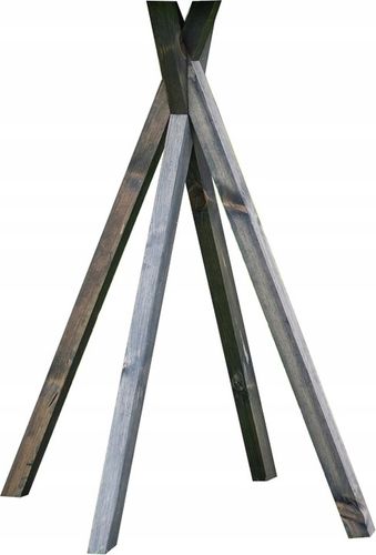 Duży Karmnik dla ptaków do stojaka drewno z wsypem KW62 antracyt-tik na Arena.pl