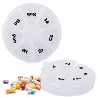 Kasetka tygodniowa na leki 1 przegródki na dobę