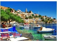 50X70CM WAKACJE WYSPIE SIMI OBRAZ POKOJU DREWNINE