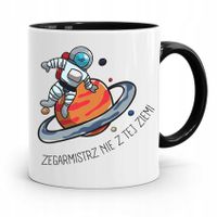 Kubek Czarny Zegarmistrza Nie Z Tej Ziemi Prezent Z Nadrukiem Ze Zdjęciem