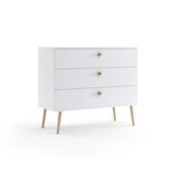 Nowoczesna komoda IKON z szufladami / biała