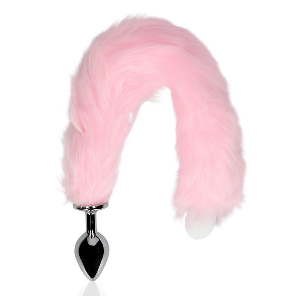 Light-Up Fox Tail With Metal Butt Plug zdjęcie 6