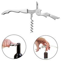 Korkociąg srebrny metalowy otwieracz wina butelek barmański kelnerski SEGELFISK