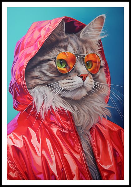 Plakat 67,5x100cm Kot w Stylu zdjęcie 3