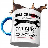 Kubek Błękitny Grzegorza Grześka Kolegi Prezent Z Nadrukiem Ze Zdjęciem